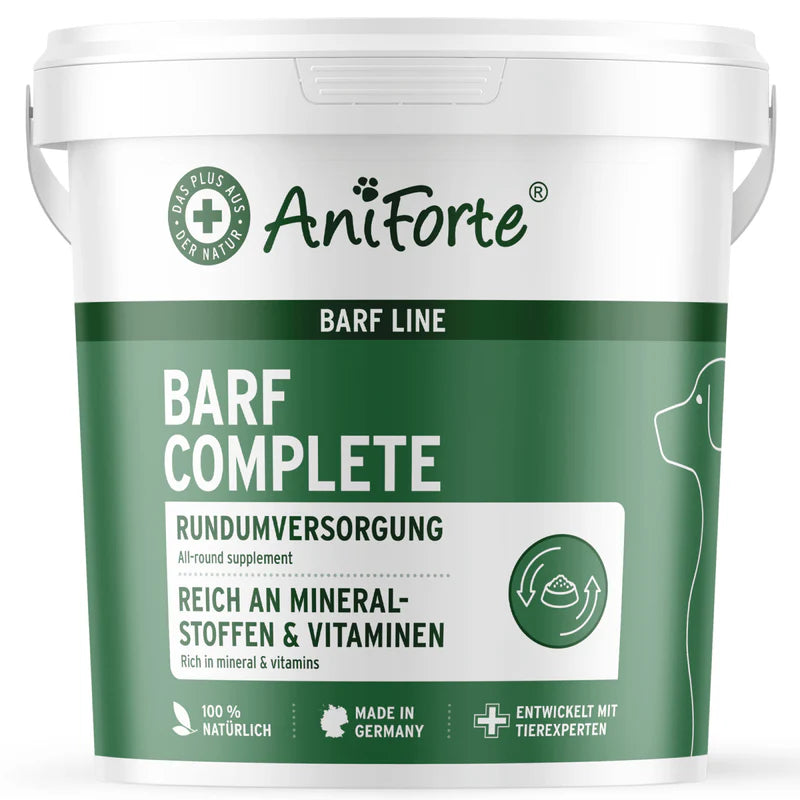 AniForte® BARF Complete – Natürliches BARF Zusatz Pulver für Hunde (250 g / 500 g / 1 kg)