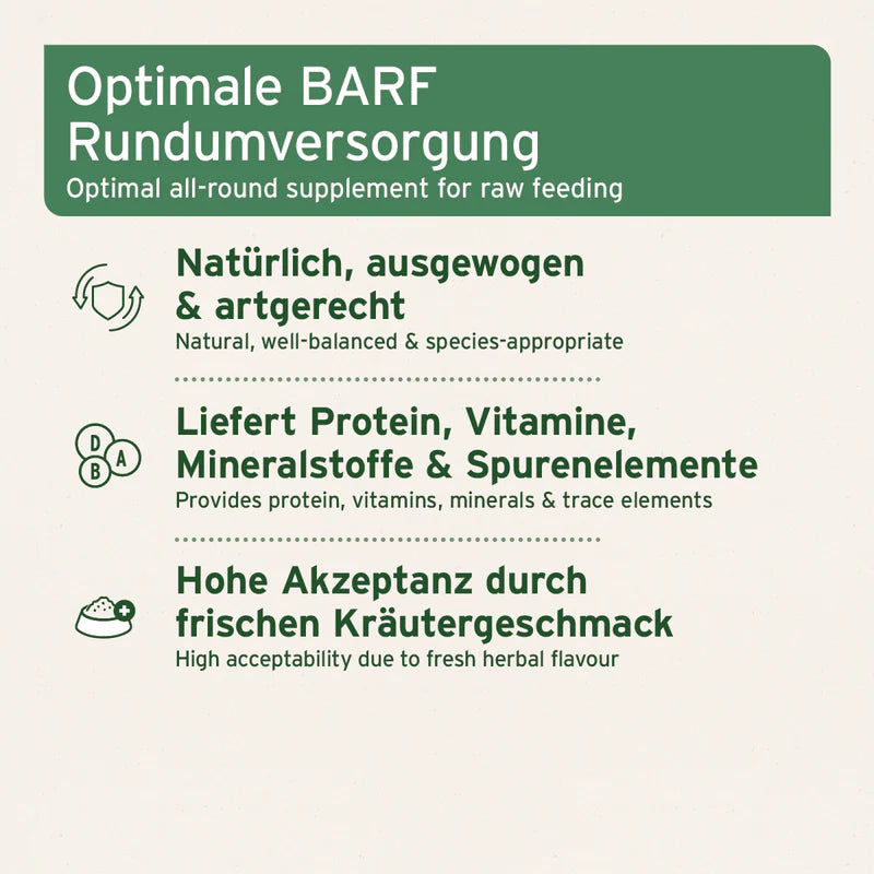 AniForte® BARF Complete – Natürliches BARF Zusatz Pulver für Hunde (250 g / 500 g / 1 kg)