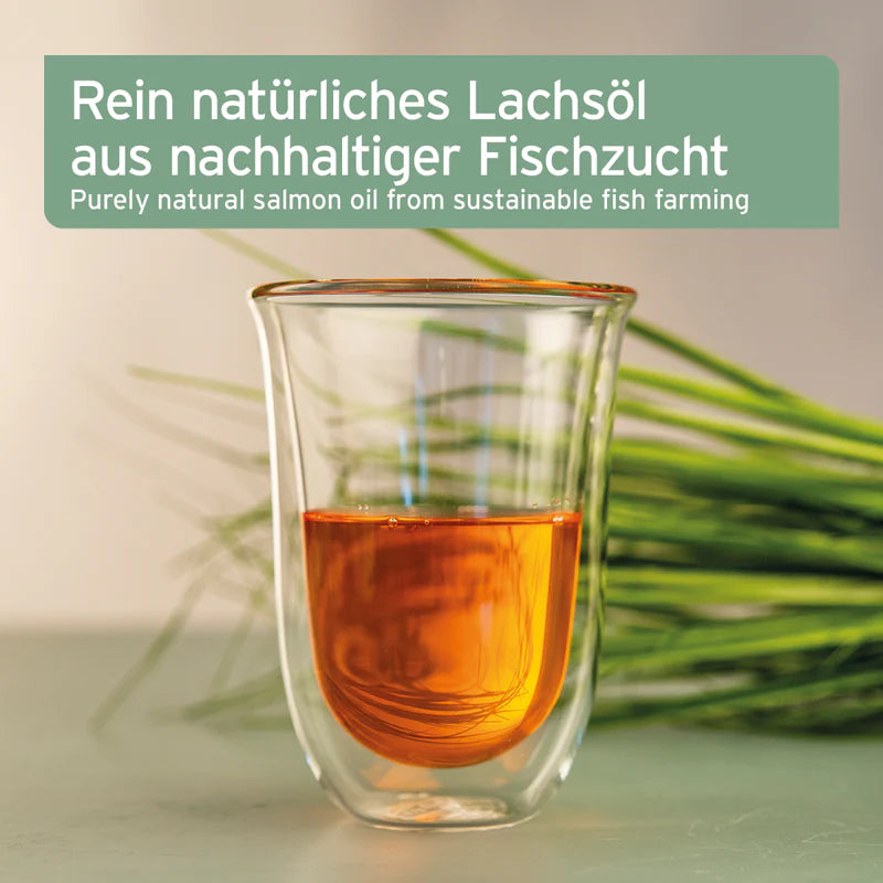 AniForte® Lachsöl – natürliche Omega-3-Quelle für Fell, Haut & Immunsystem | in 4 Größen