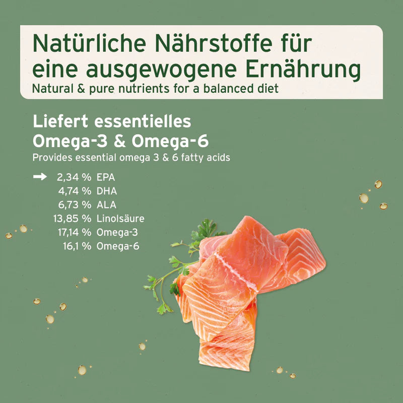 AniForte® Lachsöl – natürliche Omega-3-Quelle für Fell, Haut & Immunsystem | in 4 Größen