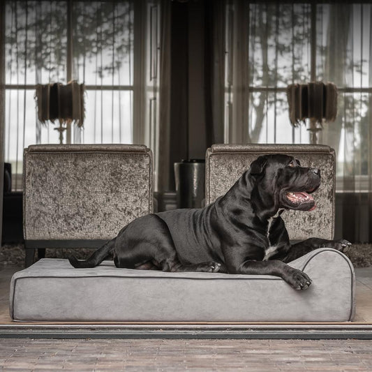 Original Bully Bed Orthopädisches Hundebett – 3 Farben & 3 Größen | L, XL & XXL für große Hunde